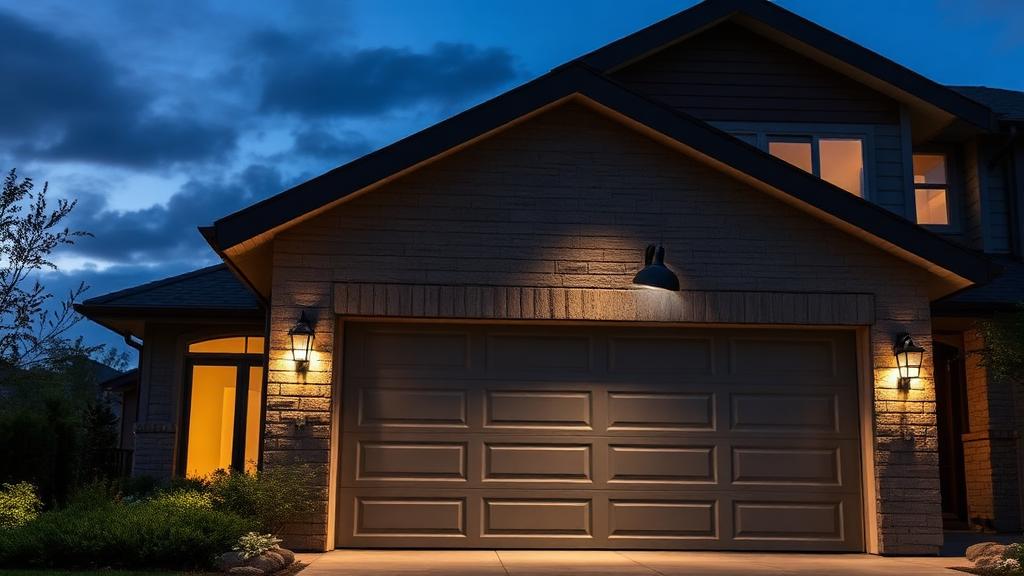 Security Lighting: Protecting Your Family - garage door article illustration